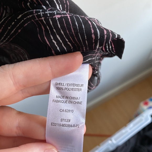 Black and Pink Tunic from Ricki’s Size 16 - Picture 4 of 5